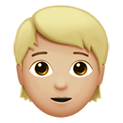 Émoji 🧑🏼 Adulte : Peau Moyennement Claire sur Apple iOS 12.1.