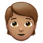Émoji 🧑🏽 Adulte : Peau Légèrement Mate sur Apple iOS 12.1.