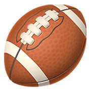 Emoji 🏈 Football Americano su Apple iOS 12.1.