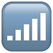 Emoji 📶 Segnale Cellulare su Apple iOS 12.1.