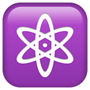 Emoji ⚛️ Simbolo Dell’atomo su Apple iOS 12.1.