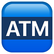 Emoji 🏧 Simbolo Dello Sportello Bancomat su Apple iOS 12.1.