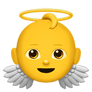 👼 Emoji Bebé ángel en Apple iOS 12.1.