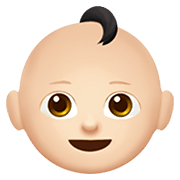 👶🏻 Emoji Bebê: Pele Clara na Apple iOS 12.1.