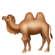 🐫 Emoji Camelo Com Duas Corcovas na Apple iOS 12.1.