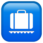 Emoji 🛄 Simbolo Del Ritiro Bagagli su Apple iOS 12.1.