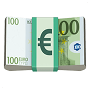 Émoji 💶 Billet En Euros sur Apple iOS 12.1.