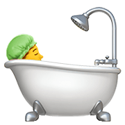 Emoji 🛀 Persona Che Fa Il Bagno su Apple iOS 12.1.