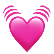 Émoji 💓 Cœur Battant sur Apple iOS 12.1.