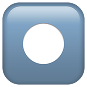 Émoji ⏺️ Bouton Enregistrer sur Apple iOS 12.1.