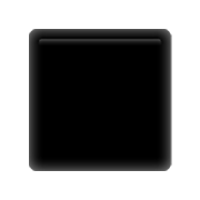 ◼️ Emoji Cuadrado Negro Mediano en Apple iOS 12.1.