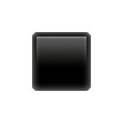 ▪️ Emoji Cuadrado Negro Pequeño en Apple iOS 12.1.