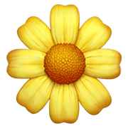 🌼 Emoji gelbe Blüte Apple iOS 12.1.