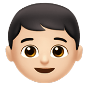 👦🏻 Emoji Junge: helle Hautfarbe Apple iOS 12.1.