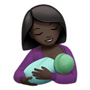 🤱🏿 Emoji Lactancia Materna: Tono De Piel Oscuro en Apple iOS 12.1.