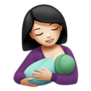 🤱🏻 Emoji Lactancia Materna: Tono De Piel Claro en Apple iOS 12.1.