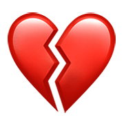 Emoji 💔 Cuore Infranto su Apple iOS 12.1.