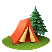 Émoji 🏕️ Camping sur Apple iOS 12.1.