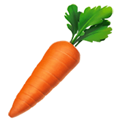 🥕 Emoji Zanahoria en Apple iOS 12.1.