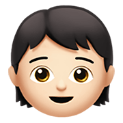 🧒🏻 Emoji Infante: Tono De Piel Claro en Apple iOS 12.1.