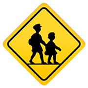 🚸 Emoji Kinder überqueren die Straße Apple iOS 12.1.