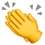 👏 Emoji klatschende Hände Apple iOS 12.1.