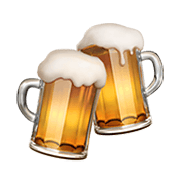 🍻 Emoji Jarras De Cerveza Brindando en Apple iOS 12.1.