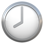 Émoji 🕗 Huit Heures sur Apple iOS 12.1.