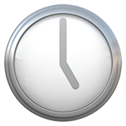 Émoji 🕔 Cinq Heures sur Apple iOS 12.1.
