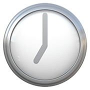 Émoji 🕖 Sept Heures sur Apple iOS 12.1.