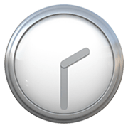 Emoji 🕝 Ore Due E Mezza su Apple iOS 12.1.