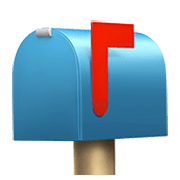 Emoji 📫 Cassetta Postale Chiusa Bandierina Alzata su Apple iOS 12.1.