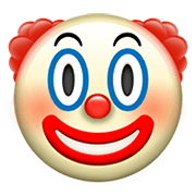 Émoji 🤡 Visage De Clown sur Apple iOS 12.1.