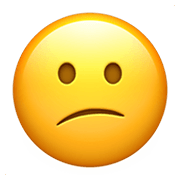 😕 Emoji Rosto Confuso na Apple iOS 12.1.