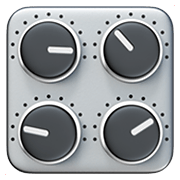 Émoji 🎛️ Boutons De Réglage sur Apple iOS 12.1.