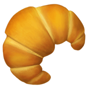 Emoji 🥐 Croissant su Apple iOS 12.1.