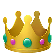 Emoji 👑 Corona su Apple iOS 12.1.