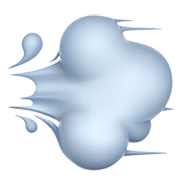 Emoji 💨 Nuvola Di Polvere su Apple iOS 12.1.