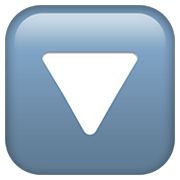 Emoji 🔽 Pulsante A Triangolo Rivolto Verso Il Basso su Apple iOS 12.1.