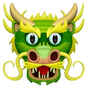 Émoji 🐲 Tête De Dragon sur Apple iOS 12.1.