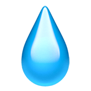 Émoji 💧 Goutte D’eau sur Apple iOS 12.1.