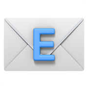 Emoji 📧 E-mail su Apple iOS 12.1.