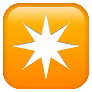 ✴️ Emoji Stern mit acht Zacken Apple iOS 12.1.