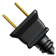 Émoji 🔌 Câble Avec Fiche électrique sur Apple iOS 12.1.