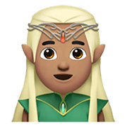 Emoji 🧝🏽 Elfo: Carnagione Olivastra su Apple iOS 12.1.