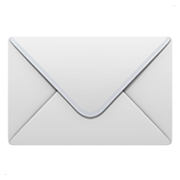 Émoji ✉️ Enveloppe sur Apple iOS 12.1.