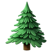 🌲 Emoji árbol De Hoja Perenne en Apple iOS 12.1.