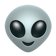 Emoji 👽 Alieno su Apple iOS 12.1.