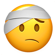 🤕 Emoji Gesicht mit Kopfverband Apple iOS 12.1.