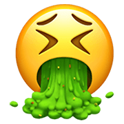 🤮 Emoji Cara Vomitando en Apple iOS 12.1.